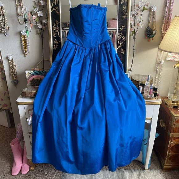 Gunne Sax | Dresses | Vintage 8s 90s Jessica Mcclintock Gunne Sax Prom ...